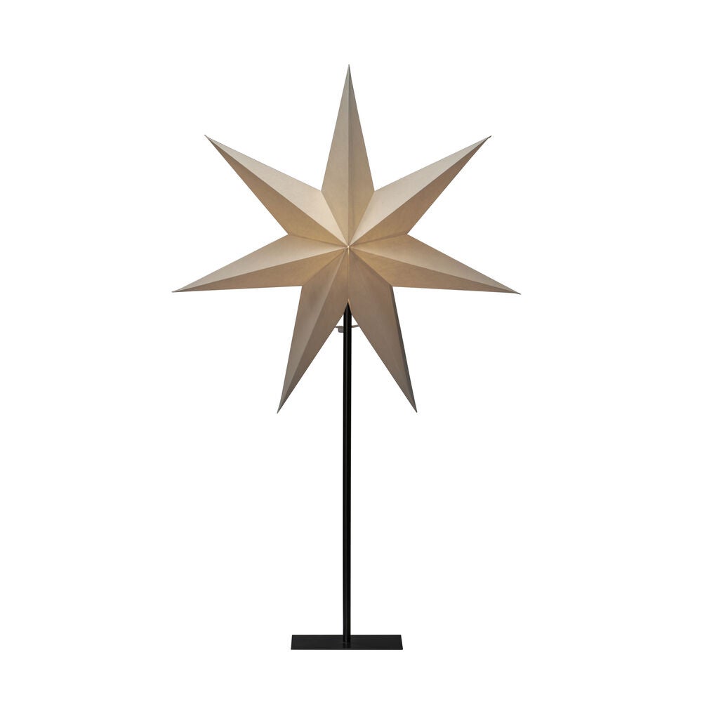 Pappersstjärna greige, met.fot