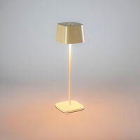 Capri bordslampa gräddvit USB