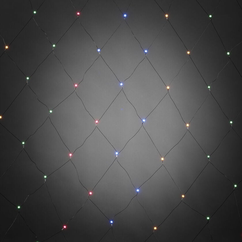 LED Lichternetz, mit bunten