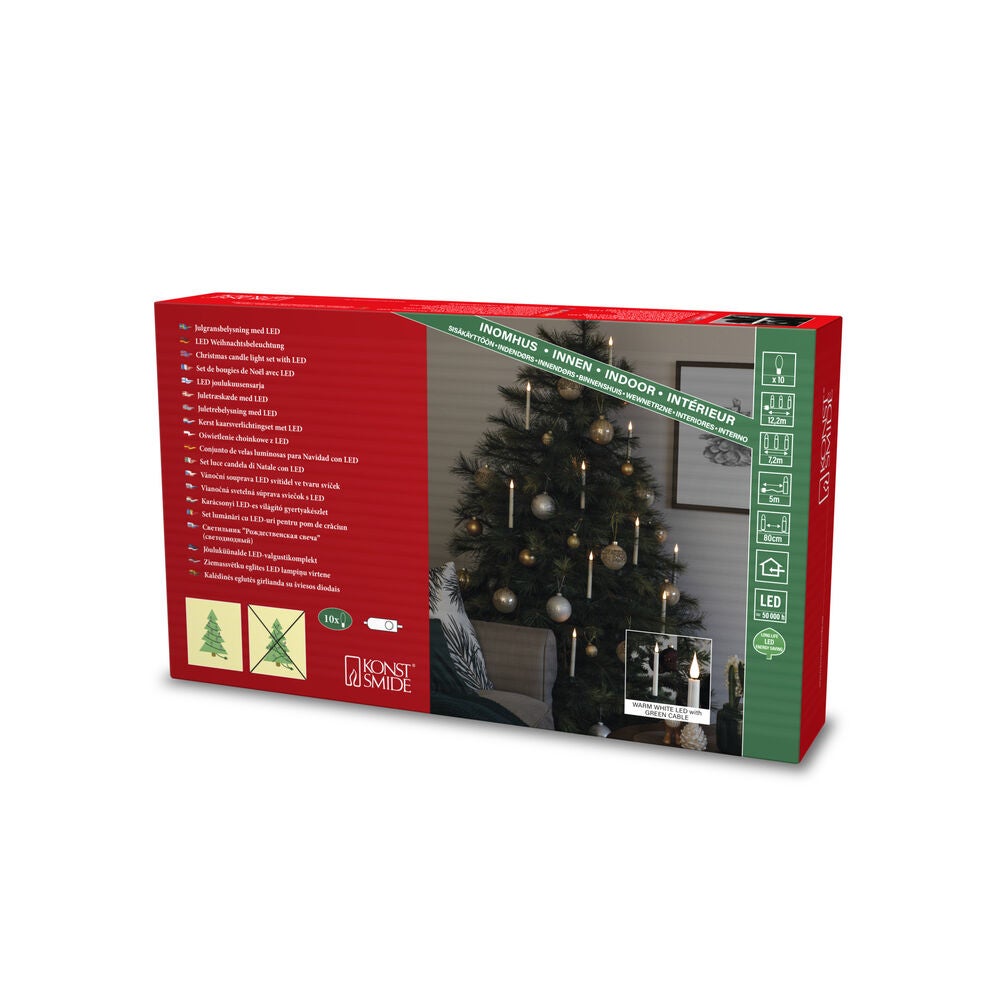 LED Baumkette, 10 Slim Line