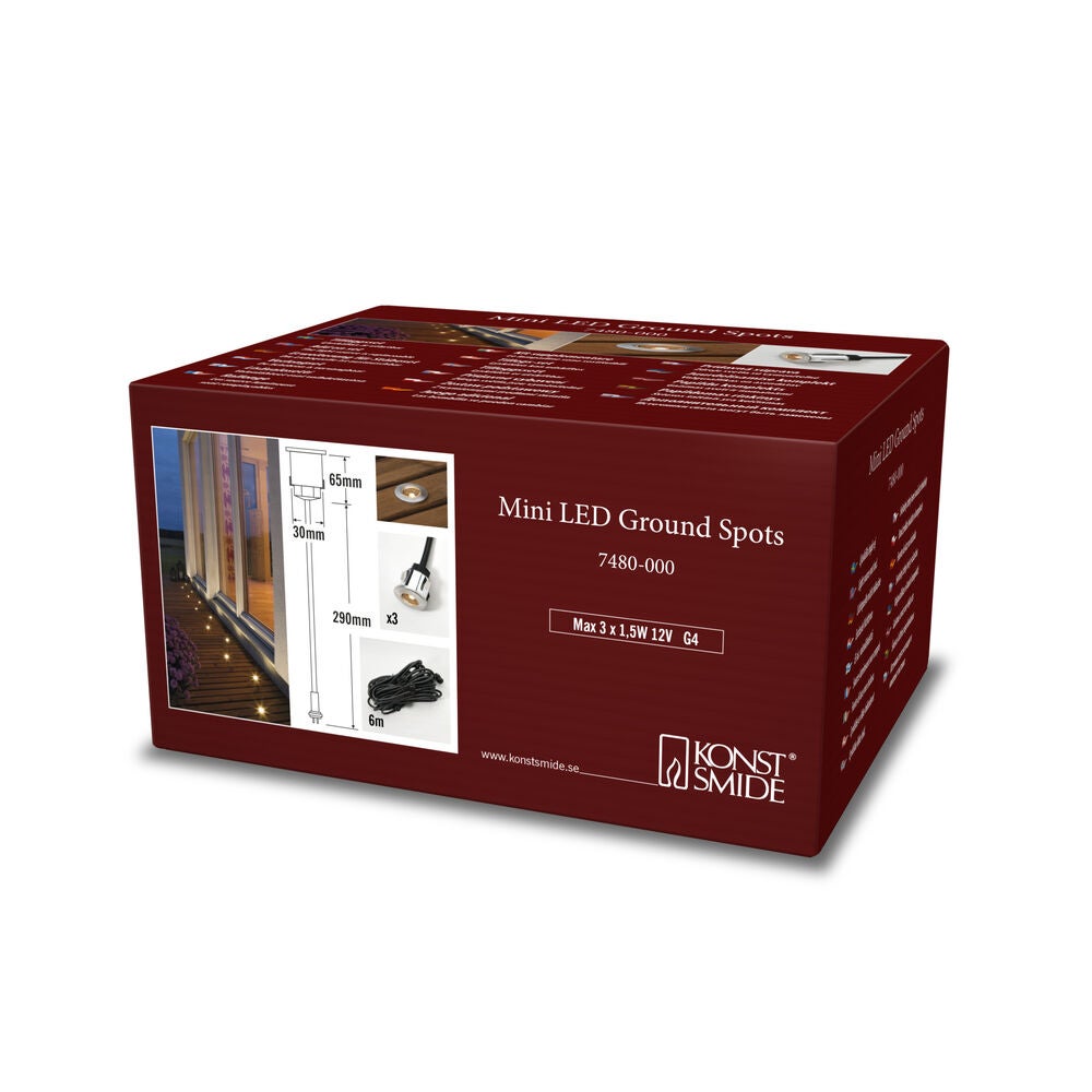 Mini LED G4 ground spot add on