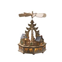 Siluett motiv 8 LED natur