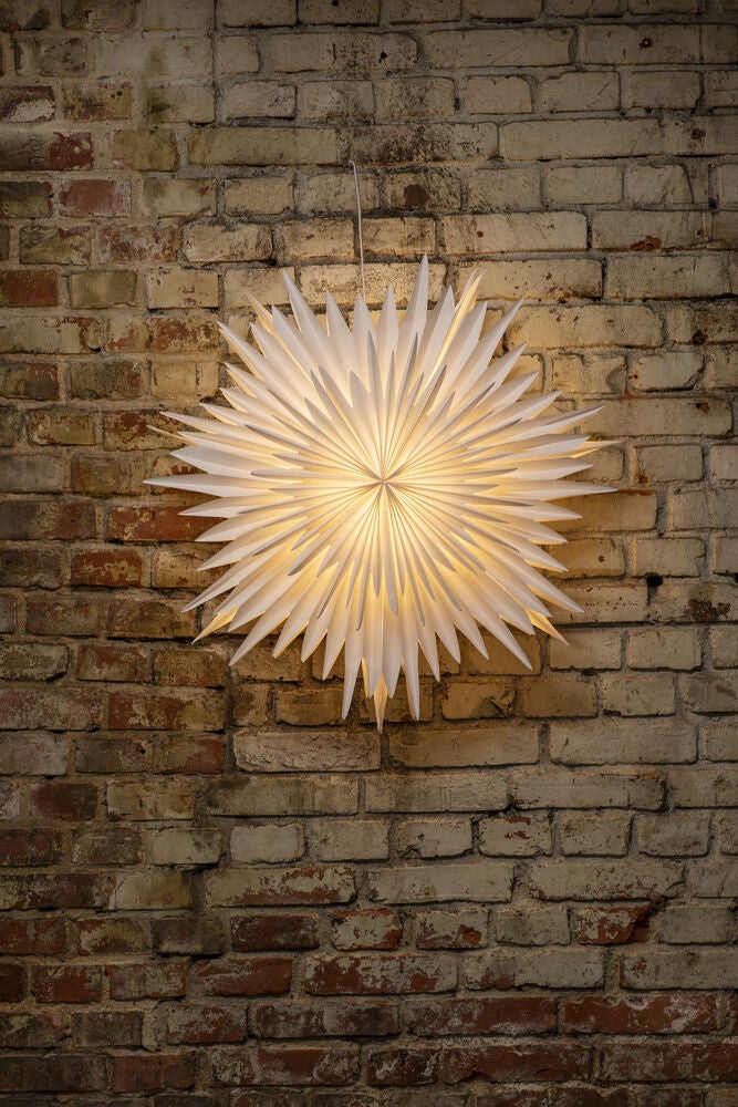 Pappersstjärna vit 80 cm