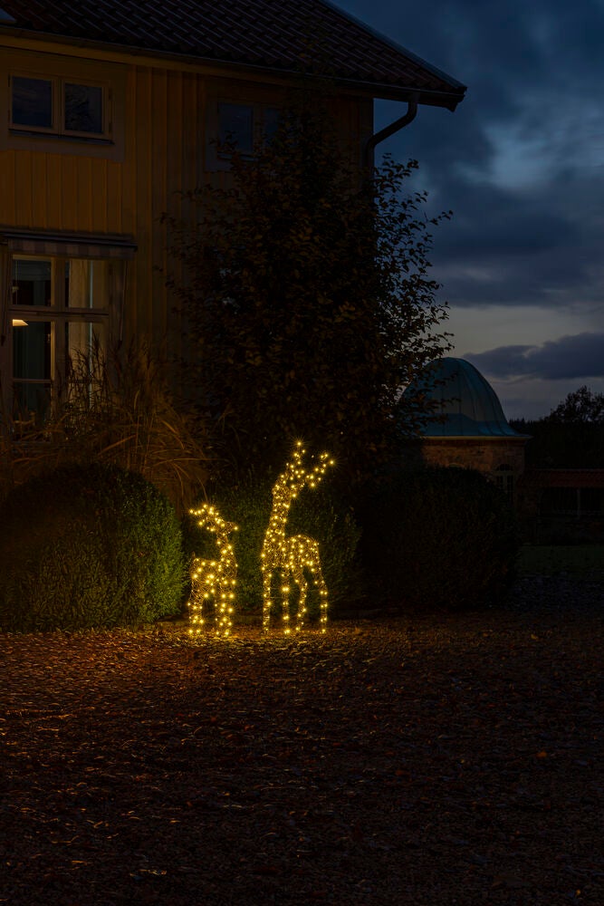 Imitation rattan raindeer LED