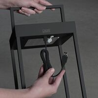Portofino lanterna USB/sol sv