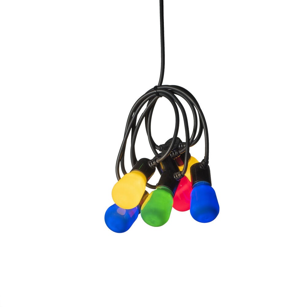 LED Biergartenkette, opal