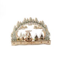 Siluett motiv 15 LED natur