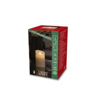 B/O Wax candle LED 8,8x13,4cm