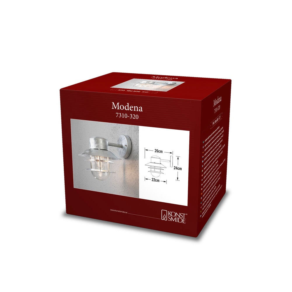 Modena Wall Light galvanized