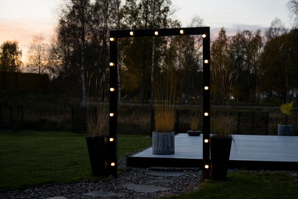 Ljusslinga 30 opal lampor, LED