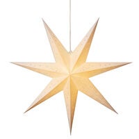 Pappersstjärna vit 78 cm