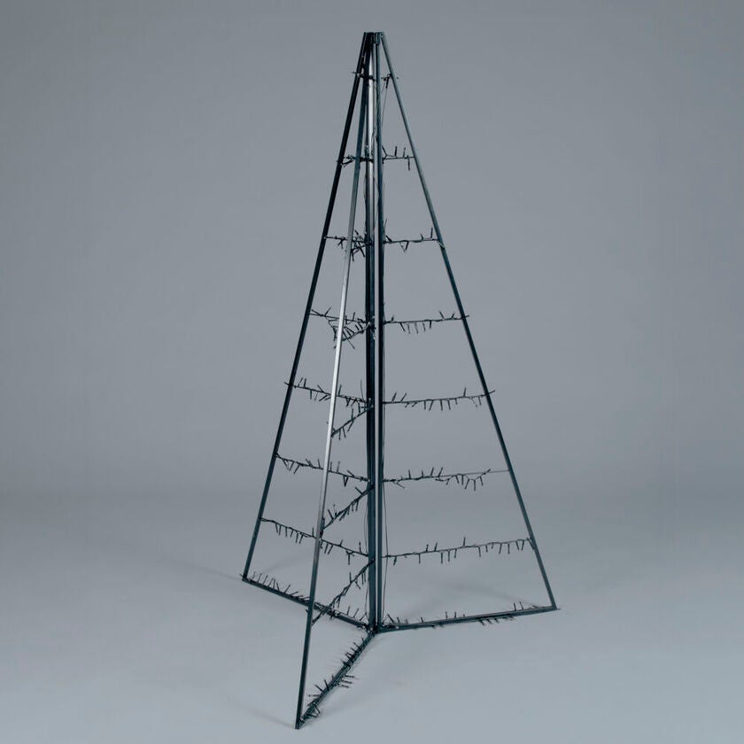 Metalldekoration pyramid LED