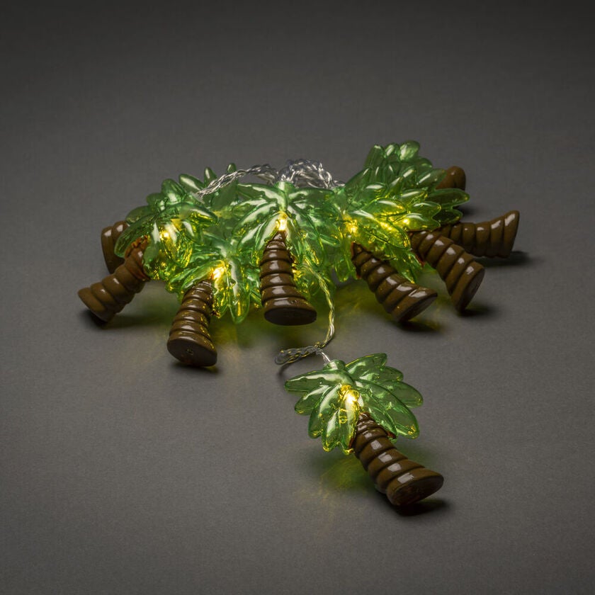 10 Palm Tree Light Set LED B/O