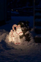  Acryl Weihnachtsziege, 96 LED