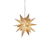 3-D Pappstjärna vit 45 cm LED