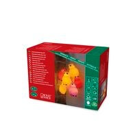 LED Dekolichterkette, bunte Eu