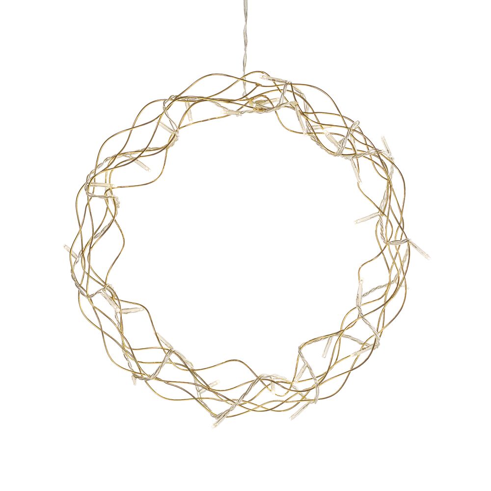 Krans 32 varmvita LED