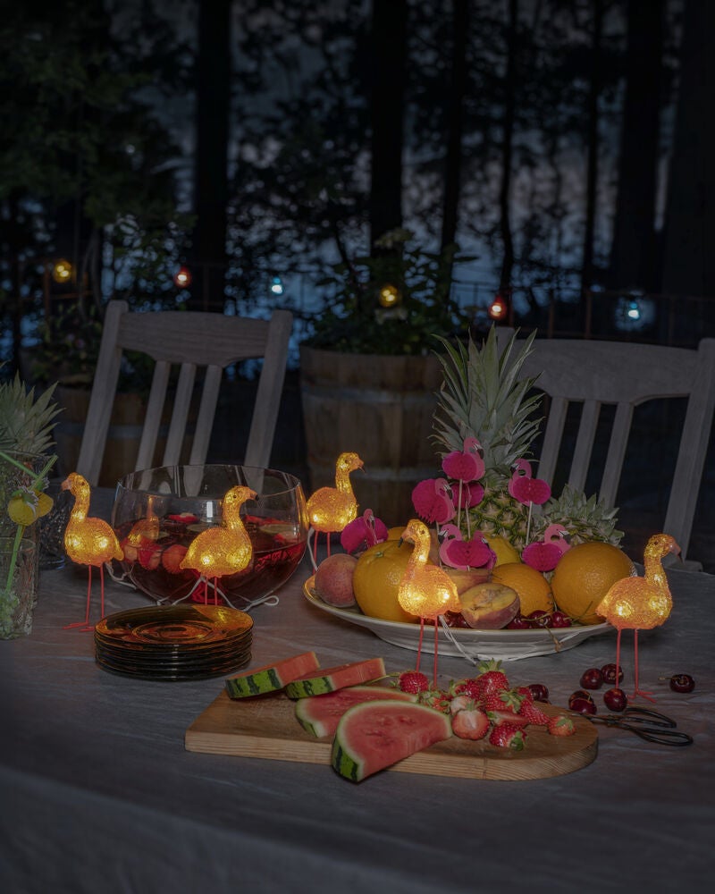 LED Acryl Flamingos