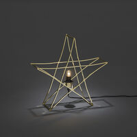 Metal table star, 40x40cm