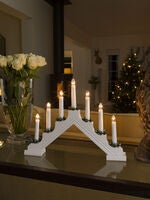 Plastic candlestick 7 bulb