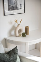 Vaxljus 7,5x14,5cm LED beige