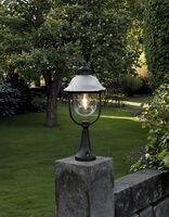 Parma Gate Post Black S. Steel