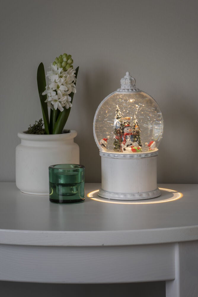 LED Wasserlaterne Schneemann