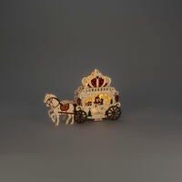 Santa-Kutsche LED, B/O & Usb