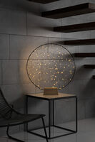 LED Metallleuchter Ring