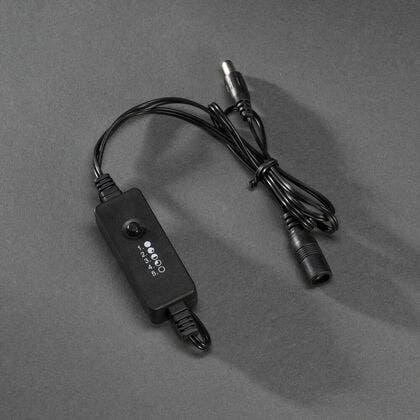 Dimmer 5 steg inomhus svart