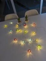 LED Dekokette, Aluminium-Draht