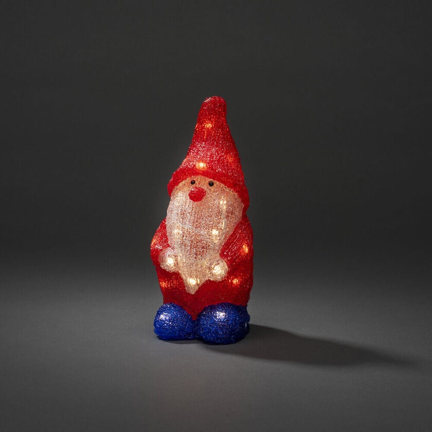 B/O Tomte akryl 26 cm 24 LED