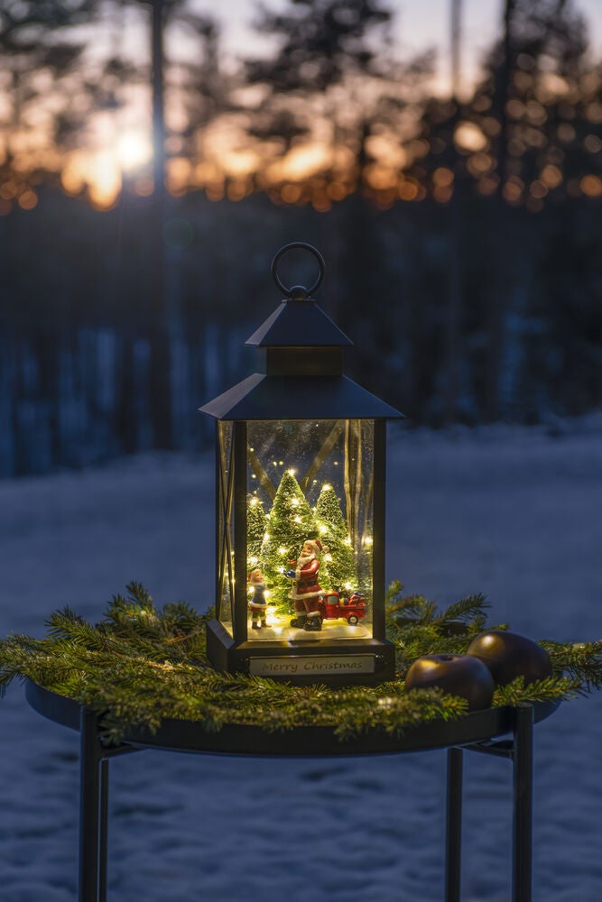 Laterne, klein Schneemaenner,