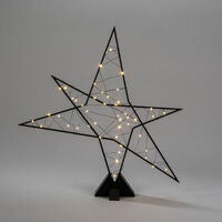 Schwarzer Stern mit Fuß