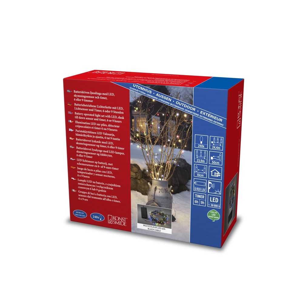 Slinga 240 färgade LED