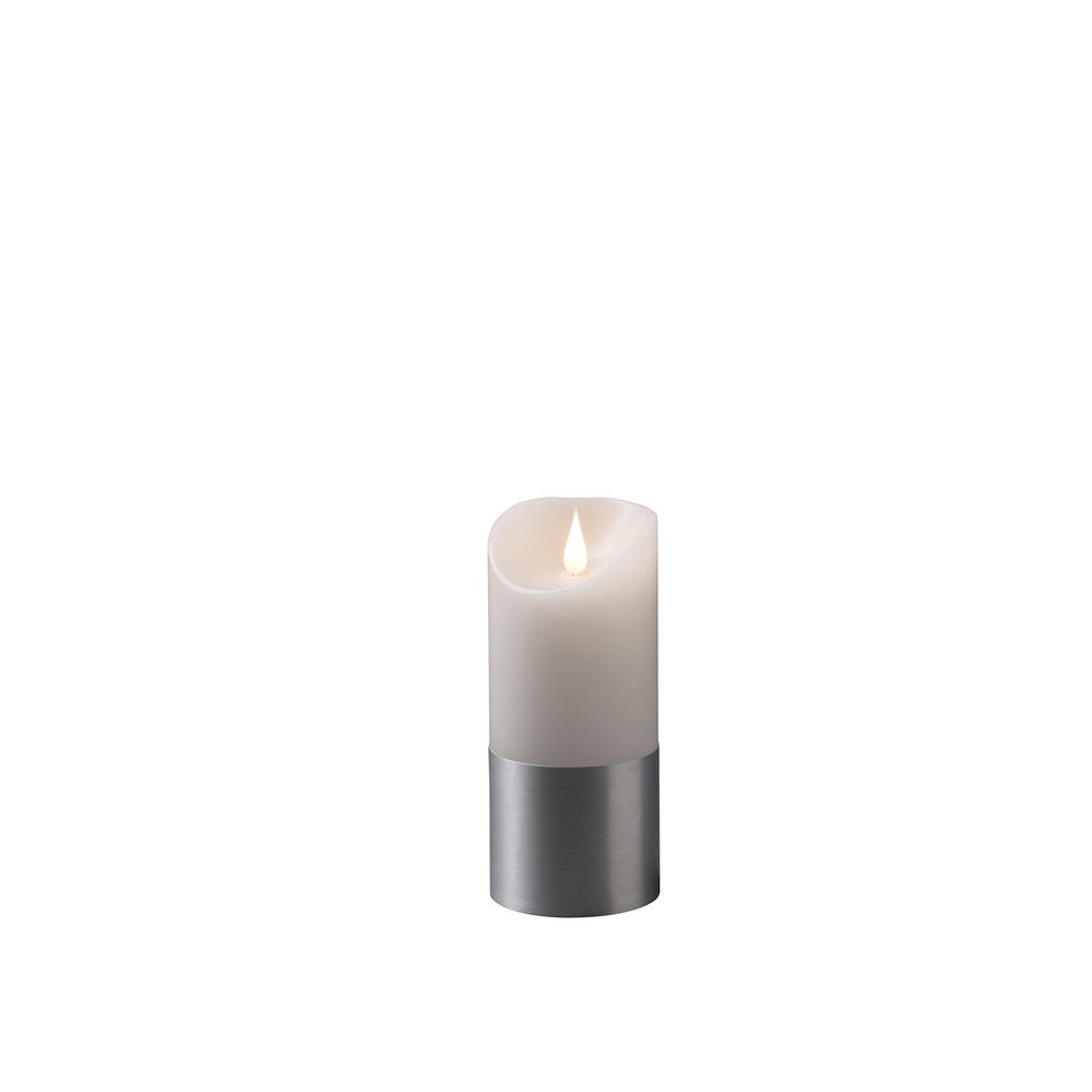 Vaxljus med silverfolie 17,5cm