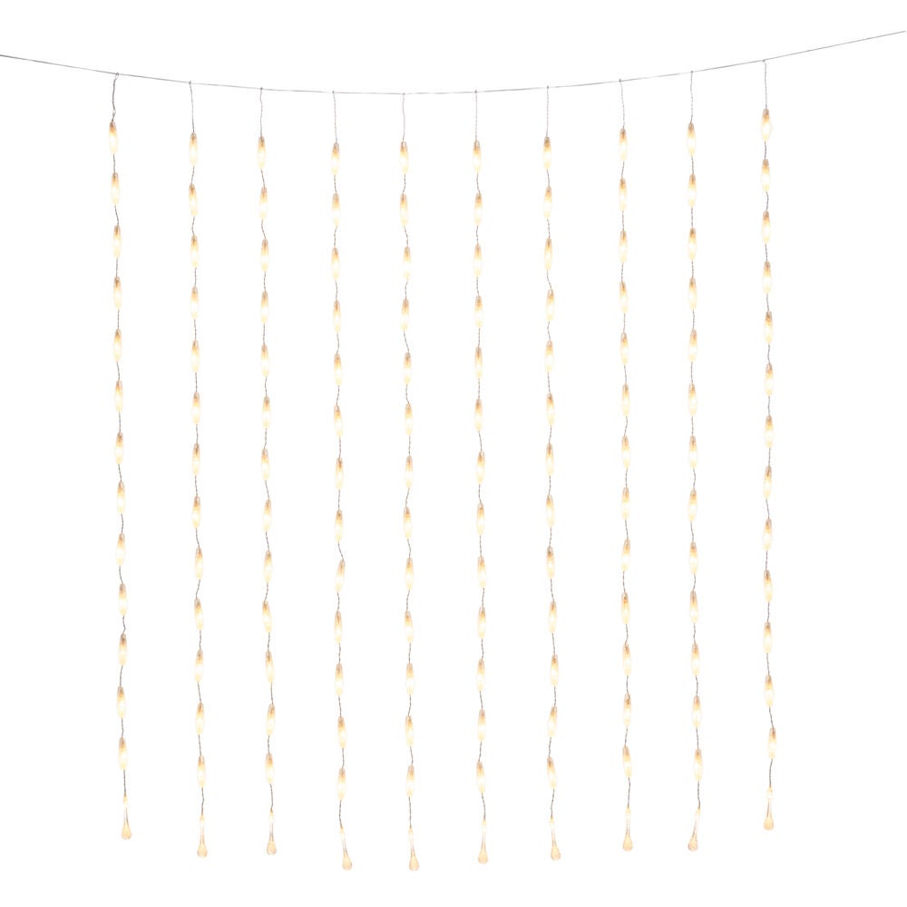 Gardinslinga droppar 140 LED