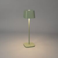 Capri table lamp usb green/gr