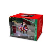 B/O Fiber optic airplane Santa