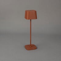 Capri table lamp USB teracotta