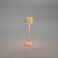 Capri mini bordslampa Sand USB