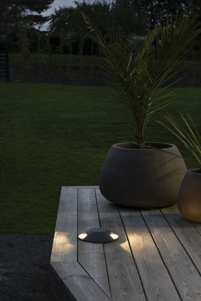 Ground/Deck Light LED Dk Grey