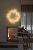 Krans mässing, 45 cm 40 LED