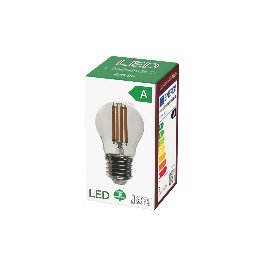 Spareb. LED E27 P45 cl. 2700K