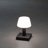 Monaco table lamp dak grey USB