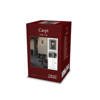 Carpi vägglykta M svart E27 