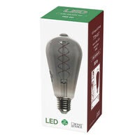 Glödlampa E27 s-LED  ST64"grå"
