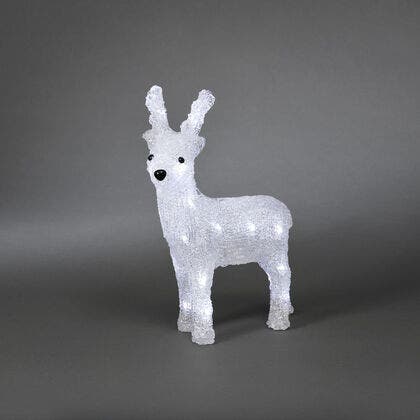 Acrylic Reindeer 23cm, LED