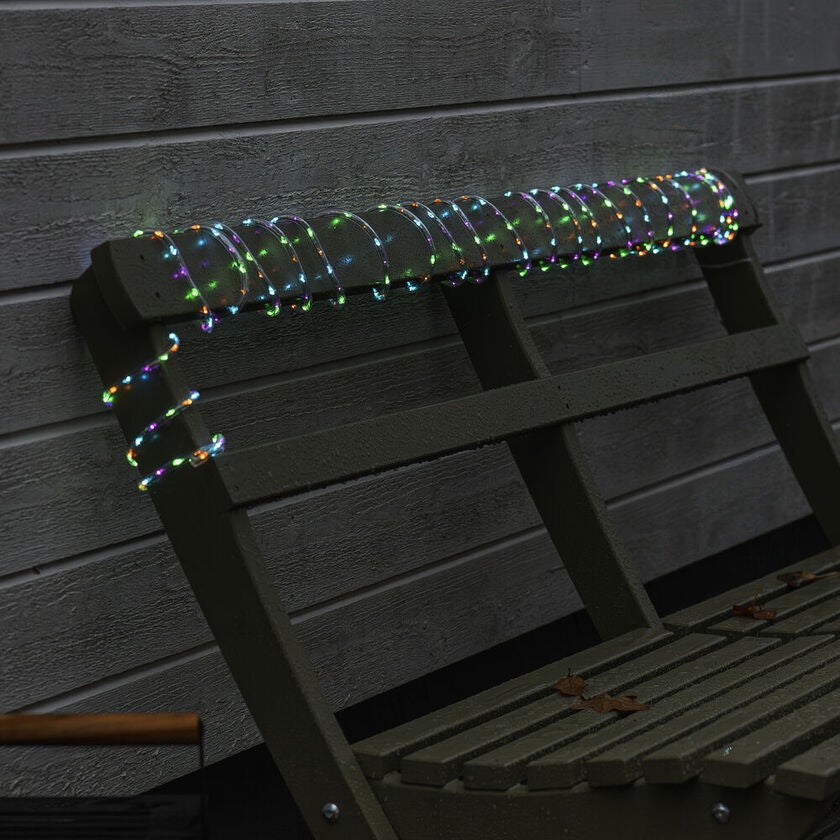 Ljusslang mini, pastell LED ute