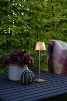 Èze bordslampa Matt Koppar USB